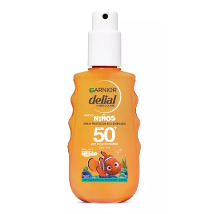 GARNIER DELIAL NIÑOS SPRAY PROTECTOR SPF 50 NEMO 150 ml