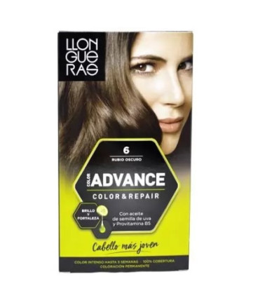 LLONGUERAS ADVANCE TINTE 6 RUBIO OSCURO