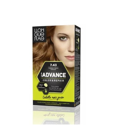 LLONGUERAS ADVANCE TINTE 7,43 COBRIZO MEDIO DORADO