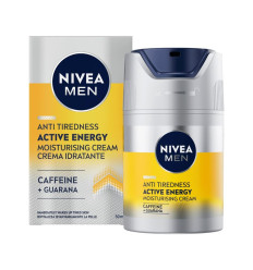 NIVEA MEN ACTIVE ENERGY CREMA HIDRATANTE CON CAFEINA Y GUARANA 50 ml