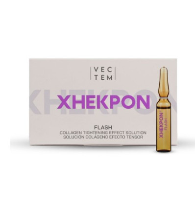 XHEKPON AMPOLLA FLASH SOLUCIÓN COLÁGENO EFECTO TENSOR 5 X 2.5 ml