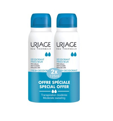 URIAGE FRESH DESODORANTE SPRAY PACK 2 X 125 ml