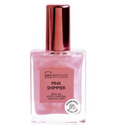 IDC INSTITUTE PINK SHIMMER ACEITE CORPORAL 45 ml Ref. 56162