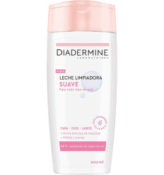DIADERMINE LECHE LIMPIADORA SUAVE CARA,OJOS Y LABIOS 200 ml