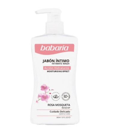 BABARIA ROSA MOSQUETA JABÓN ÍNTIMO 300 ml