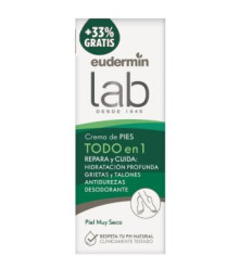 EUDERMINE LAB CREMA DE PIES TODO EN 1 PIEL MUY SECA 75 + 25 ml