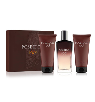 POSEIDON ROOT EDT 100 ml SPRAY FOR MEN + GEL 100 ml + AFTER SHAVE 100 ml