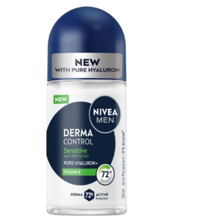 NIVEA MEN DERMA CONTROL SENSITIVE DEO ROLLON 50 ml