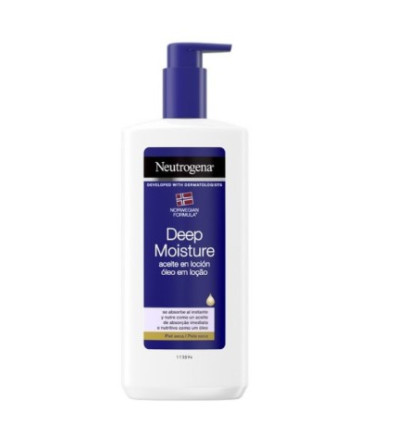 NEUTROGENA DEEP MOISTURE ACEITE EN LOCIÓN PIELSECA 400 ml