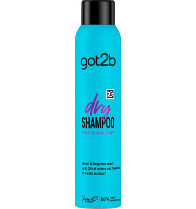 GOT2B CHAMPÚ EN SECO EXTRA VOLUMEN 200 ml