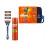 GILLETTE FUSION 5 PACK MANGO + 4 RECAMBIOS + GEL DE AFEITADO 200 ml + NECESER