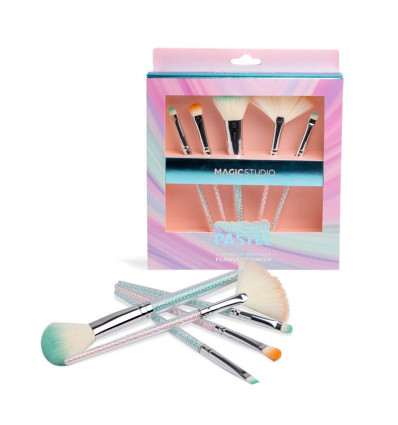 MAGIC STUDIO SWEET PASTEL SET DE BROCHAS DE MAQUILLAJE R 68313