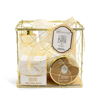 IDC INSTITUTE SCENTED BATH GOLD PERFECT set de regalo Ref. 42261