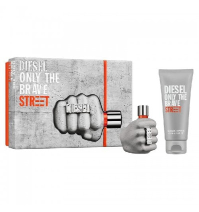 DIESEL ONLY THE BRAVE STREET EDT 35 ml SPRAY + GEL 50 ml POUR HOMME