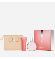 ROBERTO VERINO PURE WOMAN EDT 120 mLl SPRAY + BODY LOTION 50 ml + CARTERA DE MANO BOW