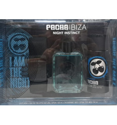 PACHA IBIZA NIGHT INSTINC EDT 100 ml SPRAY + DEO SPRAY 150 ml + CINTURON