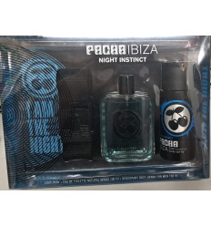 PACHA IBIZA NIGHT INSTINC EDT 100 ml SPRAY + DEO SPRAY 150 ml + CINTURON