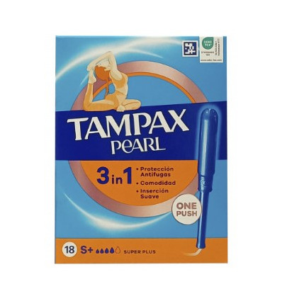 TAMPAX PEARL 3 EN 1 SUPER PLUS 18 UNIDADES