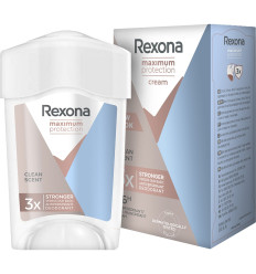 REXONA MAXIMUM PROTECTION CLEAN SCENT DEO CREMA 96 H 45 ml
