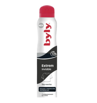 BYLY EXTREM INVISIBLE DEO SPRAY 72 H 200 ml