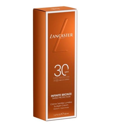 LANCASTES INFINITE BRONZE SPF 30 PROTECTOR CON COLOR TONO 2 MEDIO / OSCURO 50 ml