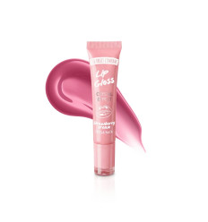 THE FRUIT COMPANY LIP GLOSS CRYSTAL EFFECT STRAWBERRY CREAM FRESA NATA PINK12 g