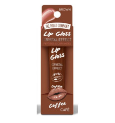 THE FRUIT COMPANY LIP GLOSS CRYSTAL EFFECT COFFEE CAFÉ BROWN 12 g