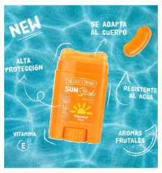 THE FRUIT COMPANY PROTECTOR SOLAR EN STICK TROPICAL SPF 50 INVISIBLE 20 g