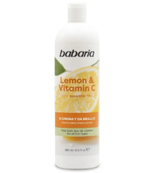BABARIA LIMON & VITAMINA C CHAMPÚ ACLARA E ILUMINA 380 ml