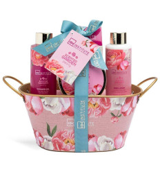 IDC INSTITUTE SCENTED GARDEN CESTA METÁLICA DE BAÑO R 42244