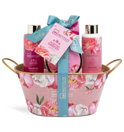 IDC INSTITUTE SCENTED GARDEN CESTA METÁLICA DE BAÑO R 42244