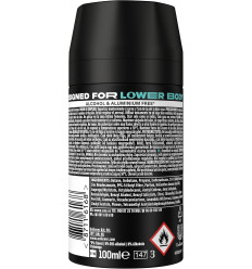 AXE LOWER BODY SPRAY COCONUT + SANDALWOOD SCENT 100 ml SPRAY