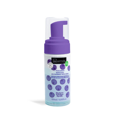 IDC INSTITUTE ARÁNDANO Espuma limpiadora bifásica 120 ml Ref 44130