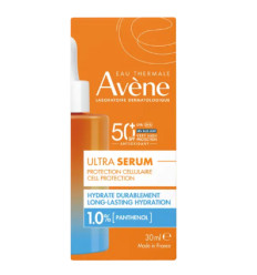AVENE ULTRA SERUM SPF50+ HIDRATACION DURADERA 1% PANTHENOL 30 ml