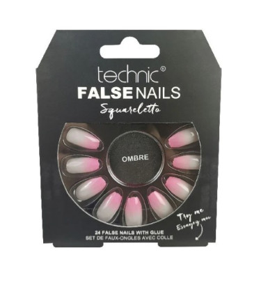 TECHNIC UÑAS POSTIZAS - SQUARELETTO OMBRE R 20131