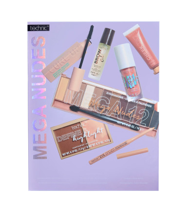 TECHNIC MEGA NUDES SET DE MAQUILLAJE R 996219