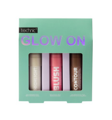 TECHNIC GLOW ON ILUMINADOR + COLORETE + CONTORNO R 996223