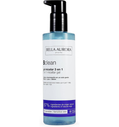 BELLA AURORA BCLEAN GEL MICELAR 3 EN 1 PIEL SENSIBLE 200 ml