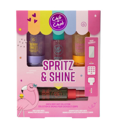 CHIT CHAT SPRITZ & SHINE SET DE BRUMAS CUERPO Y CABELLO R 996411