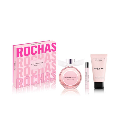 ROCHAS MADEMOISELLE EDP 50 ml SPRAY+ EDP 7.5 ml SPRAY + BODY LOTION 50 ml