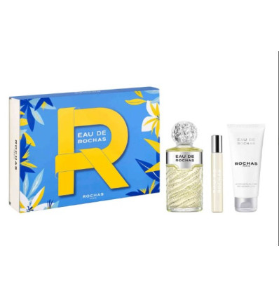 EAU DE ROCHAS EDT 100 ml SPRAY + EDT 20 ml SPRAY + BODY LOTION 100 ml