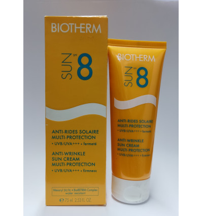 BIOTHERM SUN SPF 8 PROTECCIÓN SOLAR ANTI-ARRUGAS 75 ml