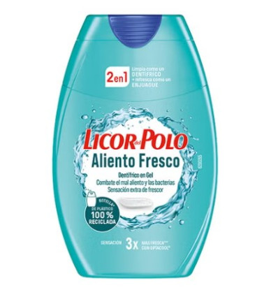 LICOR DEL POLO ALIENTO FRESCO DENTIFRICO EN GEL 75 ml