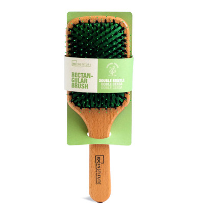 IDC INSTITUTE CEPILLO RECTANGULAR DOBLE CERDA Ref. 35124