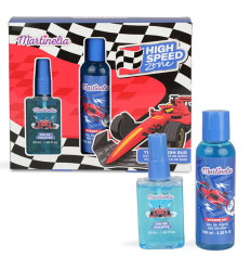 MARTINELIA HIGH SPEED ZONE TURBO FRESH EDT 50 ml SPRAY + GEL 100 ml Ref. 44397