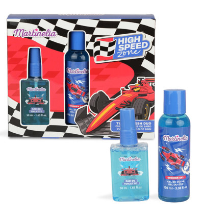 MARTINELIA HIGH SPEED ZONE TURBO FRESH EDT 50 ml SPRAY + GEL 100 ml Ref. 44397