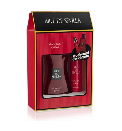 AIRE DE SEVILLA SCARLET OPAL EDT 150 ml SPRAY + BODY MIST 50 ml