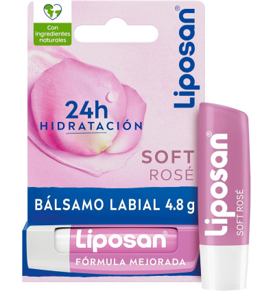 LIPOSAN SOFT ROSÉ SHINE LIP BALM 4.8 g