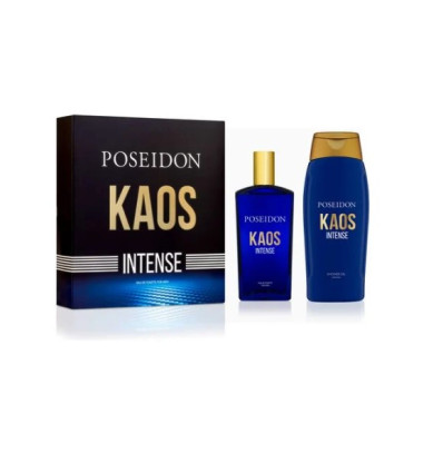 POSEIDON KAOS INTENSE FOR MEN EDT 100 ml SPRAY + GEL DE DUCHA 250 ml