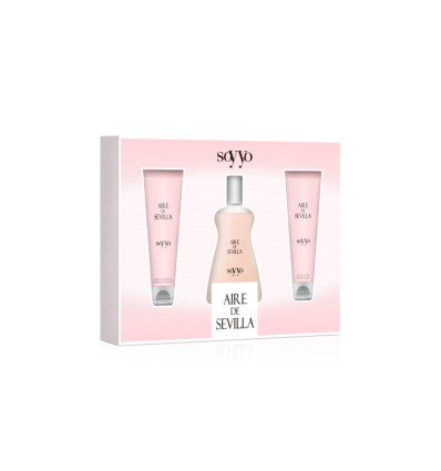 AIRE DE SEVILLA SOY YO EDT 100 ml SPRAY + GEL 100 ml + CREMA HIDRATANTE 100 ml